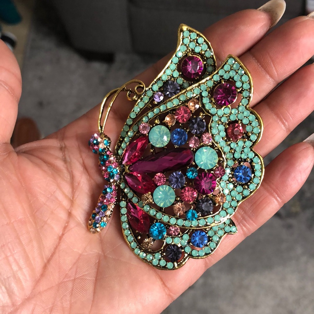 Butterfly brooch